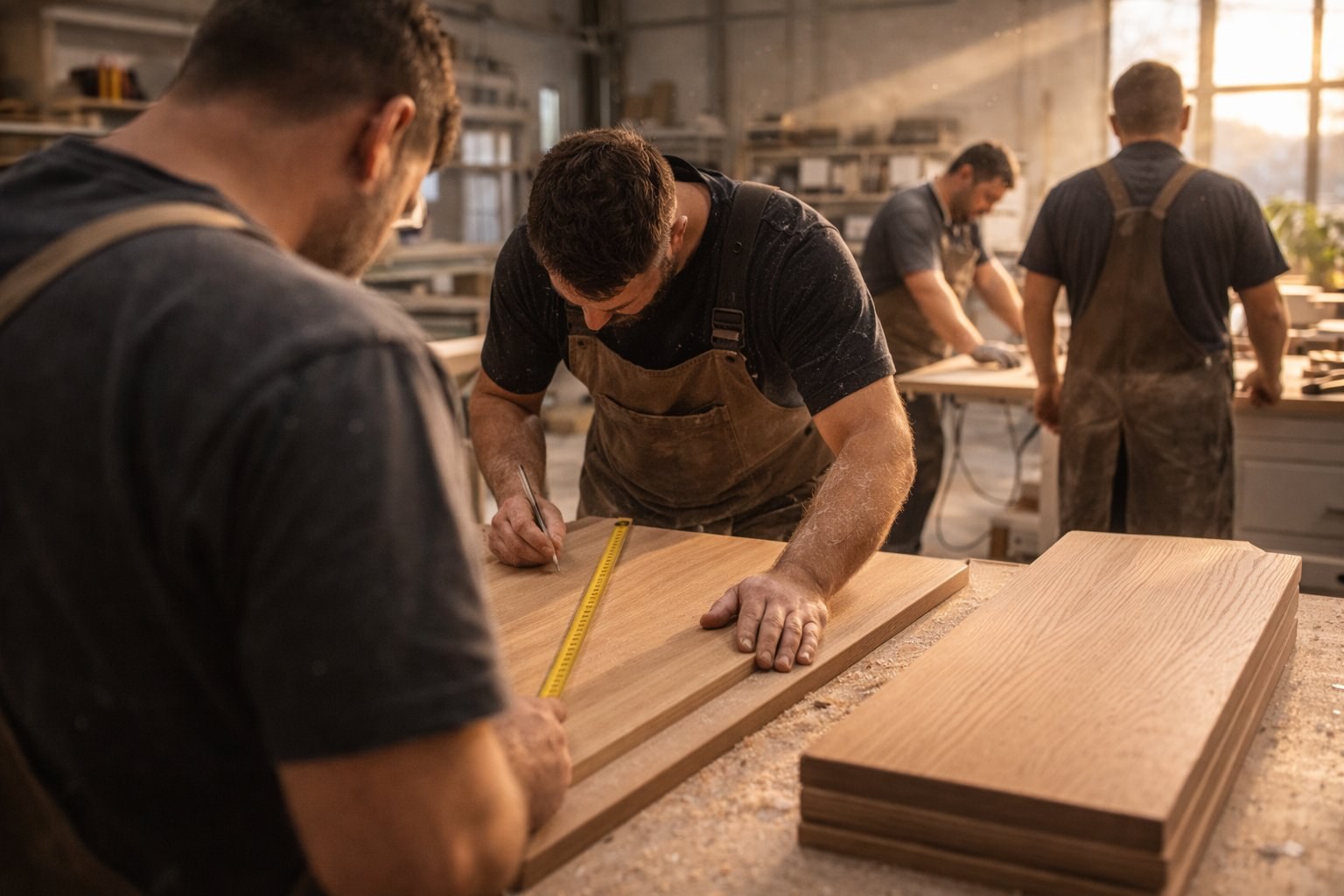 Echipa de meșteri Mobel Har — mobilă la comandă Arad